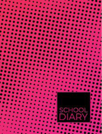 Picture of SCHOLASTIC DIARY PINK DOTS